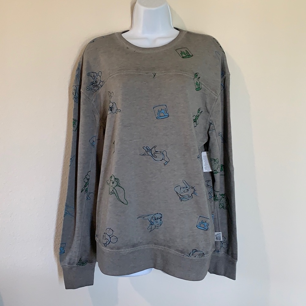 Disney Ink & Paint Crewneck Long-sleeve Shirt